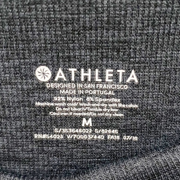 ATHLETA Halasana Seamless 7/8 Tight Size Medium Charcoal Gray - Picture 9 of 10